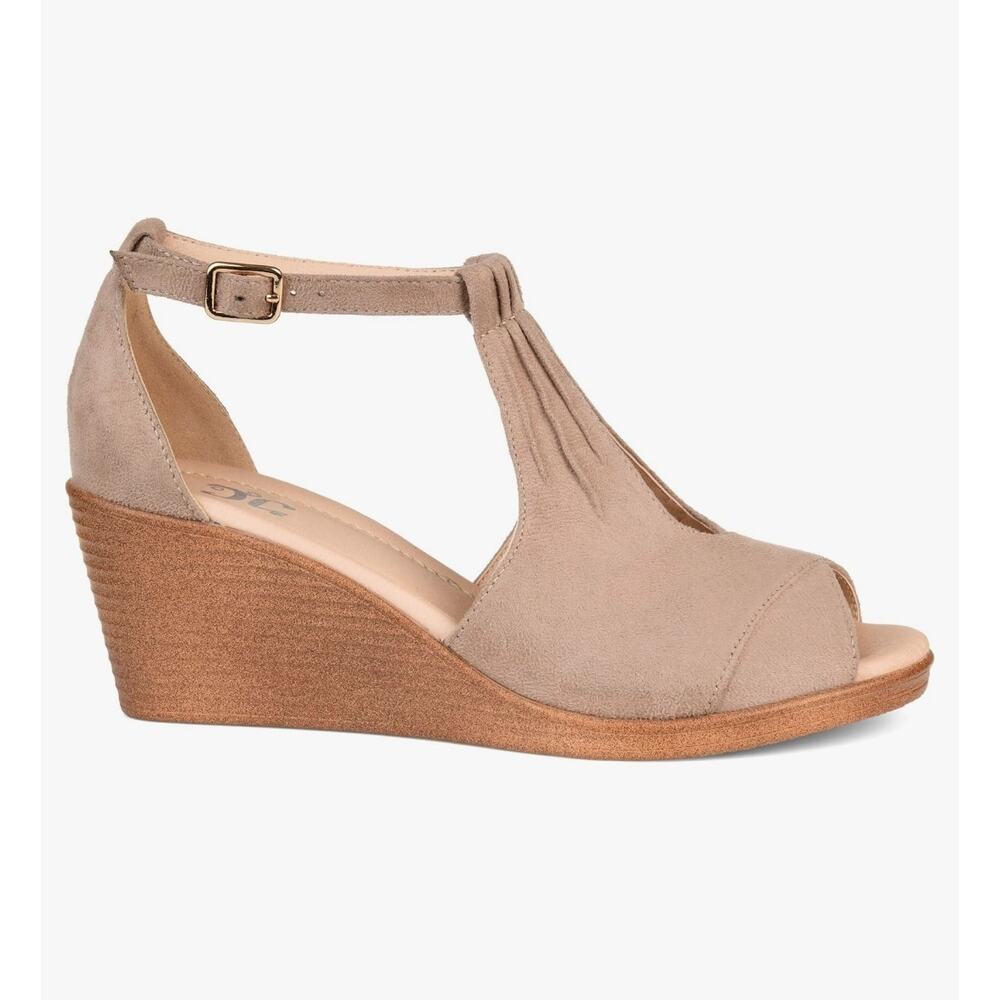 Brinley Co‎ Women's Kedzie Wedge Sandal size 11
